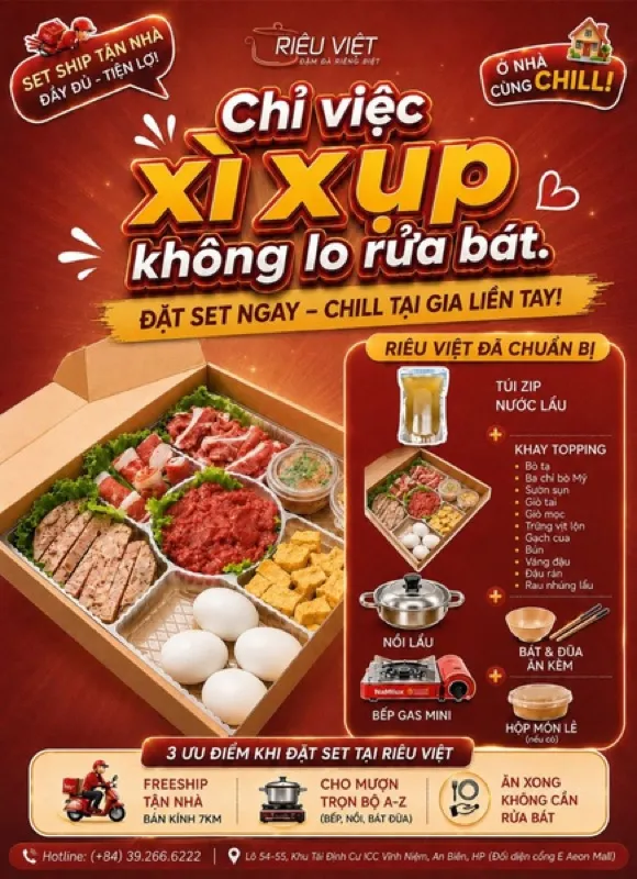Banner Chỉ việc xì xụp, không lo rửa bát